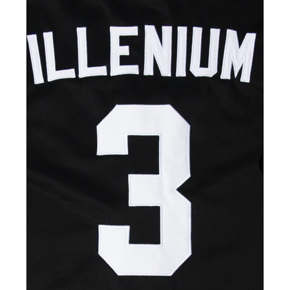 Official Illenium LTD Licensed Baseball Jersey Black White #3 NWT Men Size S - Picture 5 of 6